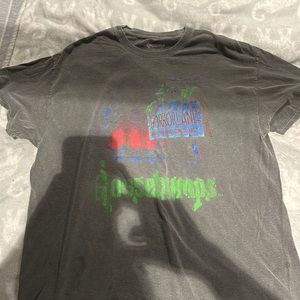 Distressed vintage goosebumps shirt